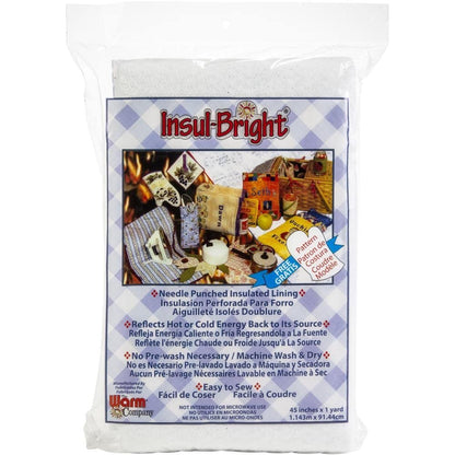 20 Pack - Insul-Bright Insulated Lining-36"x45",