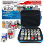 Testors Model Paint Enamel Paint Set 9146XT, Pixiss Model Paint Storage Case for Testors Paints (Holds 30 Bottles)