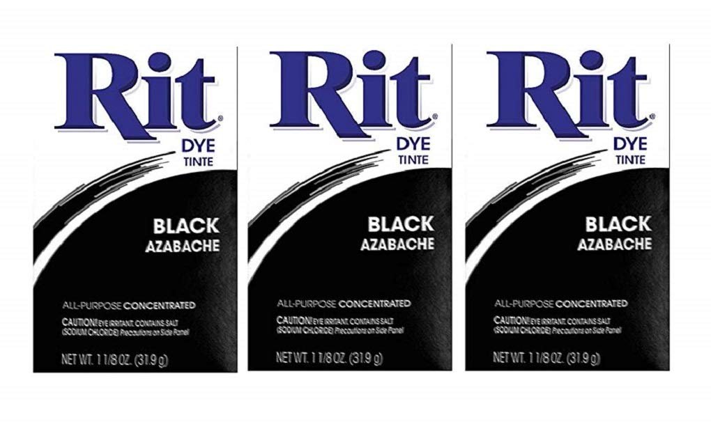 Rit Concentrated Powdered Fabric Dye, Navy Blue 1.13 oz ( Pack of 3)