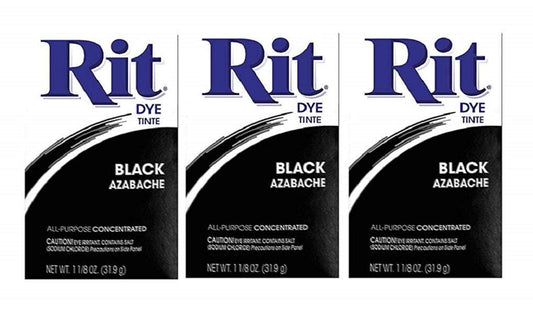 Rit Concentrated Powdered Fabric Dye, Navy Blue 1.13 oz ( Pack of 3)