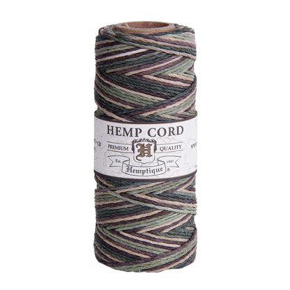 Hemptique 100% Hemp Cord Spool - 62.5 Meter Hemp String - Made with Love - No. 20 ~ 1mm Cord Thread for Jewelry Making, Macrame, Scrapbooking, DIY, & More - Blue