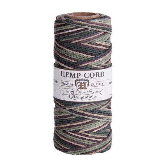 Hemptique 100% Hemp Cord Spool - 62.5 Meter Hemp String - Made with Love - No. 20 ~ 1mm Cord Thread for Jewelry Making, Macrame, Scrapbooking, DIY, & More - Blue