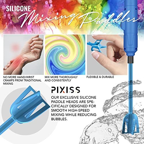 PIXISS Multi-Purpose Mixing Paddles Silicone