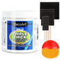 Triple Thick Gloss Glaze, 8-Ounce, Pixiss Foam Brush Applicators and Brush Applicator