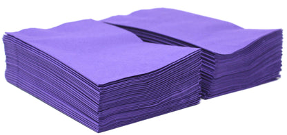 Purple Dinner Napkin, Choice 2-Ply, 15" x 17" - 125/Pack