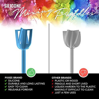 PIXISS Multi-Purpose Mixing Paddles Silicone