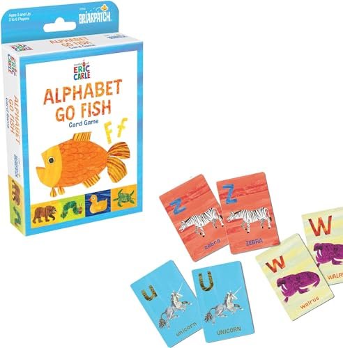 Briar Patch 1407 The World of Eric Carle Alphabet Go Fish, Card Game