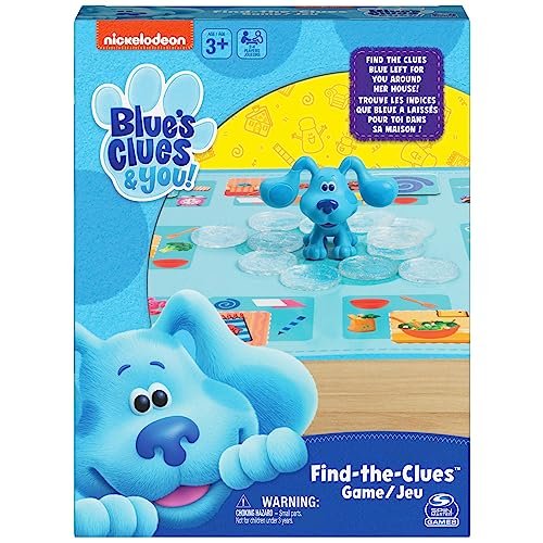 Blue's Clues Find The Clues, Matching Board Game, for Families and Kids Ages 3 and up