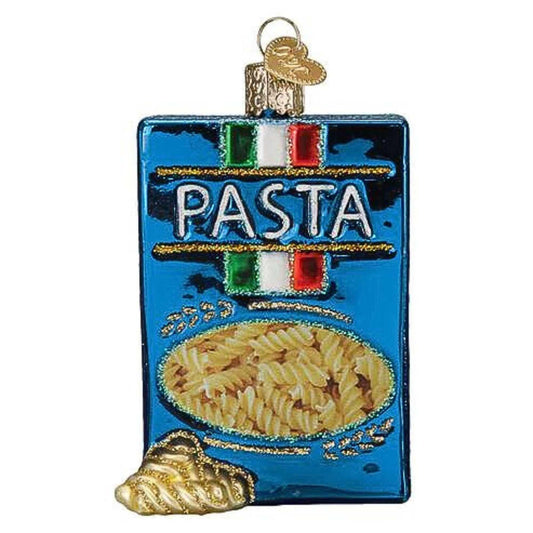 Old World Christmas Box of Pasta Glass Hanging Ornament