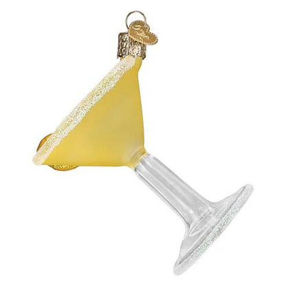 Old World Christmas Lemon Drop Martini Glass Hanging Ornament