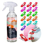 Magic Spray for Quilting & Crafting - Eliminates Odors & Wrinkles - Magic Sizing Ironing Spray & Fabric Spray - Magic Fabric Spray for Cutting, Creasing, & Sewing - 25 Fabric Sewing Clips