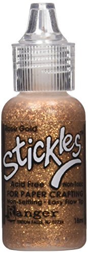 Ranger Stickles Glitter Glue, 0.5 oz, Rose Gold