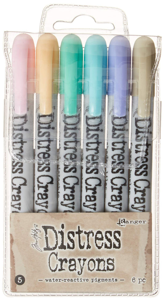 Tim Holtz Distress Crayon Set-Set #5