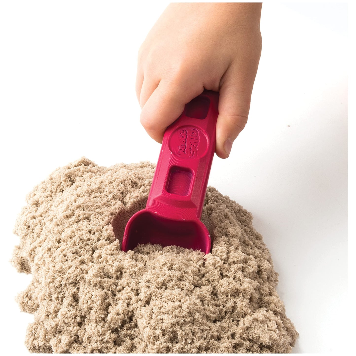 Kinetic Sand, Folding Sand Box with 2lbs of Kinetic Sand, Includes Molds and Tools, Play Sand Sensory Toys for Kids Ages 3 and up