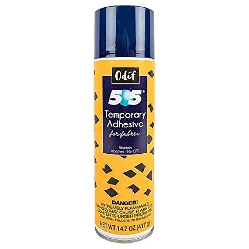 Odif Usa 505 Spray and Fix Temporary Fabric Adhesive, 12.40oz