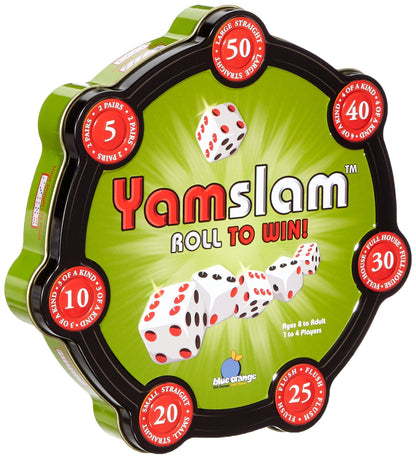 Yamslam Fun Chance and Strategy Family Dice Game for Kids and Adults by Blue Orange Games - 1 to 4 Players, Ages 8+