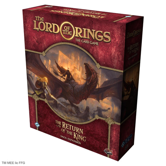 Fantasy Flight Games The Lord of The Rings The Card Game The Return of The King SAGA Expansion - Cooperative Adventure Game, Strategy Game, Ages 14+, 1-4 Players, 30-90 Min Playtime, Made