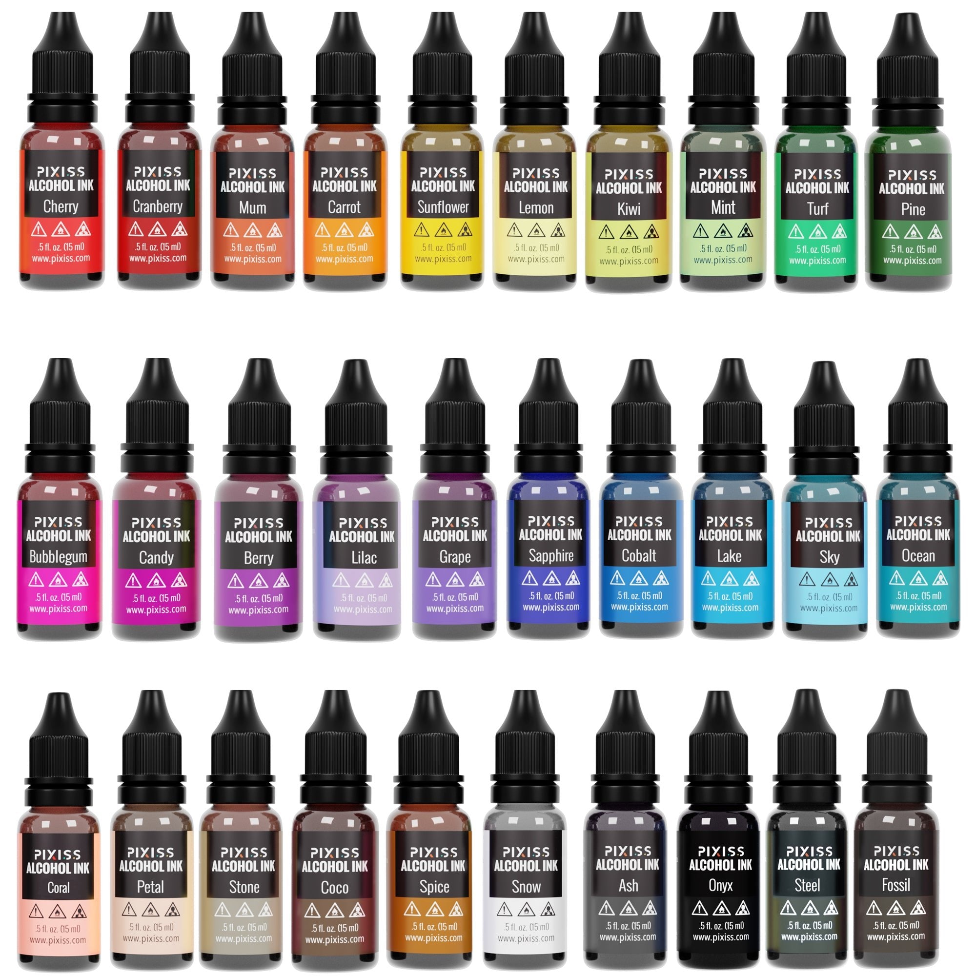 PIXISS Alcohol Inks - Individual 15ml Bottles – Grand River Trading Company