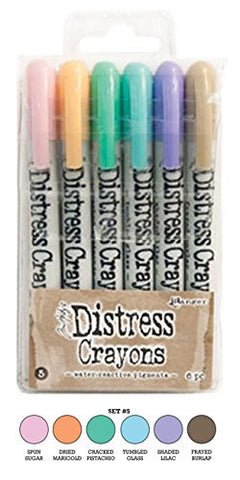 Tim Holtz Distress Crayons Picked Raspberry