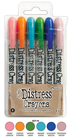Ranger Tim Holtz Distress Crayons Bundle: Sets 4, 5, 6, 7