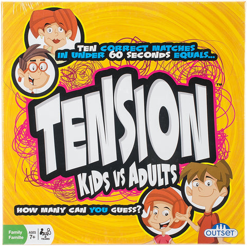 Outset Media - Tension Kids vs. Adults - Family Edition of the Popular UK Game